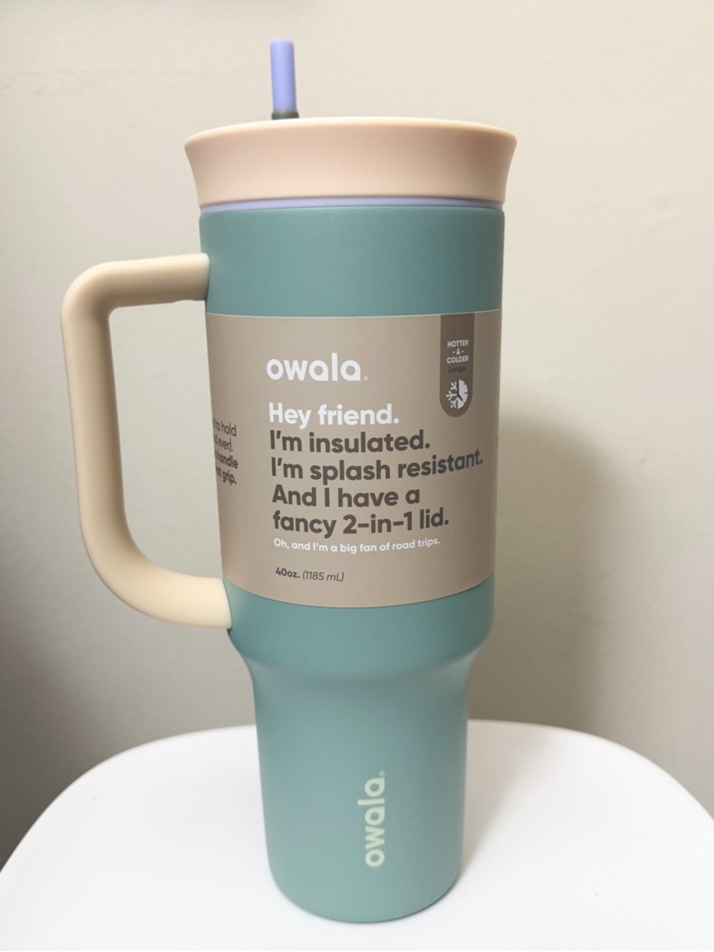 Owala 40oz Straw Stainless Steel Tumbler - Misty Meadows (NEW)